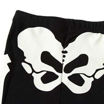 Little Pajamas Boys Skeleton Halloween Pjs 100% Cotton Toddler Clothes Kids Sleepwear Size 2t Black