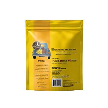 Wholesome Pride Banana Bites 100% All-Natural Limited Ingredient Dog Treats, 8 oz