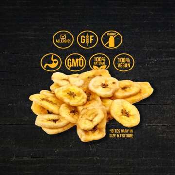 Wholesome Pride Banana Bites 100% All-Natural Limited Ingredient Dog Treats, 8 oz