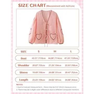 Gihuo Women's Y2k Tie Front Long Sleeve Plaid Top