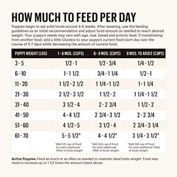 The Honest Kitchen Whole Food Clusters Puppy Whole Grain Chicken Dry Dog Food, 4 lb Bag