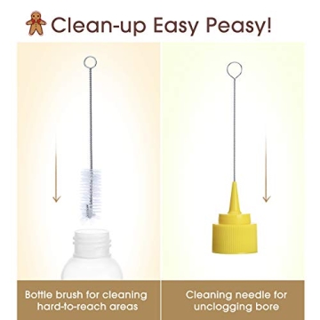 GOLOHO Cookie Icing Bottles for Easy Decorating