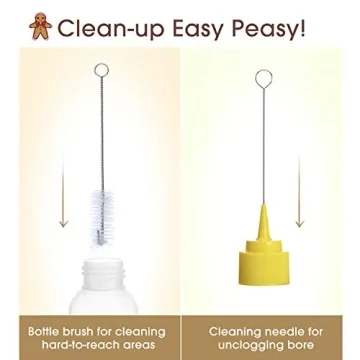 GOLOHO Cookie Icing Bottles for Easy Decorating