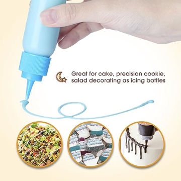 GOLOHO Cookie Icing Bottles for Easy Decorating