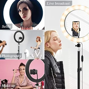 Yingnuost 14-Inch Dimmable Ring Light for Photos