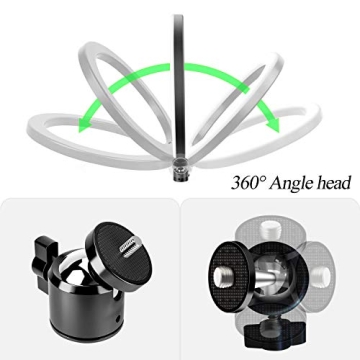 Yingnuost 14-Inch Dimmable Ring Light for Photos