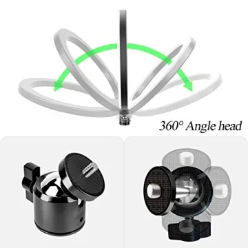 Yingnuost 14-Inch Dimmable Ring Light for Photos