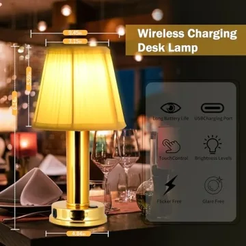 Elegant Crystal Mushroom Table Lamp for Every Occasion