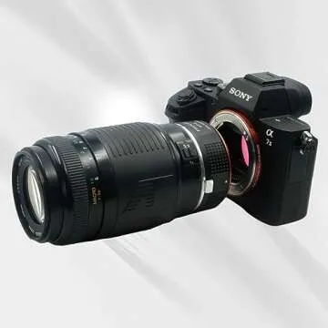 PHOLSY Manual Focus Lens Adapter for Canon EF to Sony E