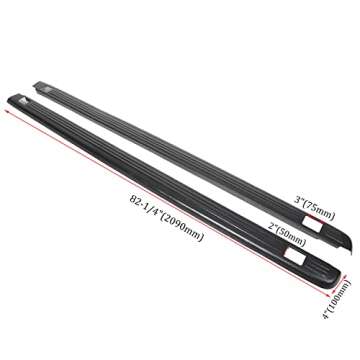 ECOTRIC Truck Bed Rail Caps W/Holes Compatible with 1999-2006 Chevrolet Silverado & GMC Sierra 1500 ...