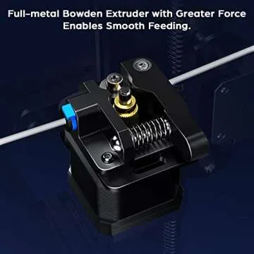 Creality Ender 3 Neo 3D Printer with CR Touch Auto Bed Leveling Kit and Full-Metal Extruder Carborundum Glass Resume Printing Function Silent Mainboard 8.66x8.66x9.84 inch