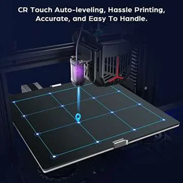 Creality Ender 3 Neo 3D Printer with CR Touch Auto Bed Leveling Kit and Full-Metal Extruder Carborundum Glass Resume Printing Function Silent Mainboard 8.66x8.66x9.84 inch