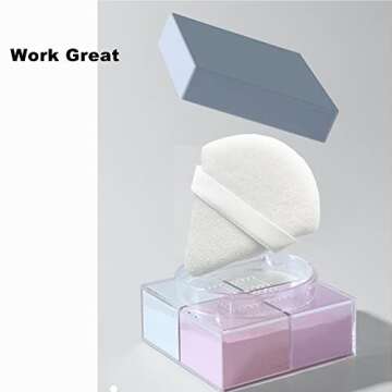 12Pcs Triangle Powder Puff for Flawless Makeup Application