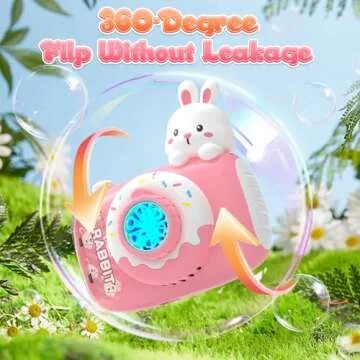EagleStone Easter Bunny Bubble Machine for Kids