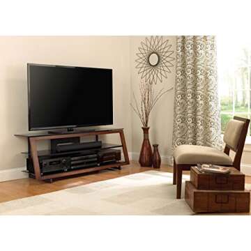 Bell'O AVSC4260 60" TV Stand for TVs up to 65", Medium Espresso