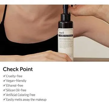 Gentle Black Deep Cleansing Oil for Sensitive Skin | 5.07 Oz