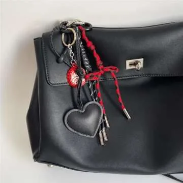 QTMY Cute Braided Keychain Bag Charms for Handbag Purse Backpack Accessories Bogg Bag,335