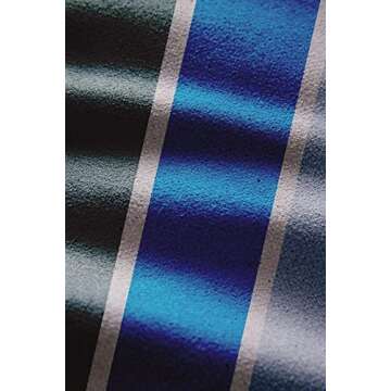 Nomadix Mini Towel - Perfect for Beach, Pool, Travel, Camping, Yoga - Made with Recycled Materials - Super Absorbent - Sand Resistant - Stripes Retro - 16x40