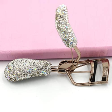 Stylish Bestbling Bling Eyelash Curler with No-Pinch Design