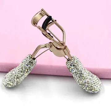 Stylish Bestbling Bling Eyelash Curler with No-Pinch Design