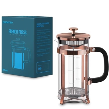 QUQIYSO French Coffee Press Stylish Durable Coffee Maker