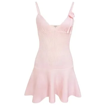 Sexy Sling Dress with Flower Design for Perfect Fit