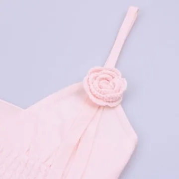 Sexy Sling Dress with Flower Design for Perfect Fit