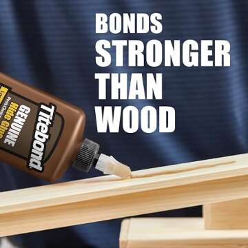 Titebond 5012 4OZ Liquid Hide Glue, 4 oz, Amber