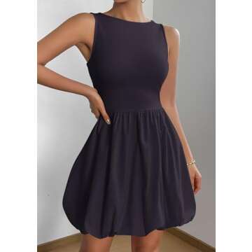 PRETTYGARDEN Summer Dress Casual Sleeveless Sundress