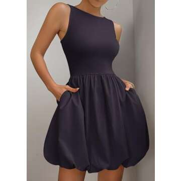 PRETTYGARDEN Summer Dress Casual Sleeveless Sundress