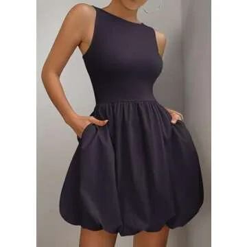 PRETTYGARDEN Summer Dress Casual Sleeveless Sundress