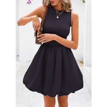 PRETTYGARDEN Summer Dress Casual Sleeveless Sundress
