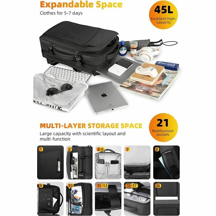 Large Capacity Anti-Theft Laptop Backpack