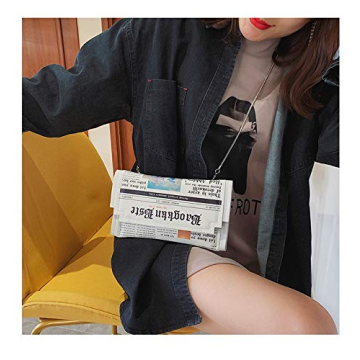 modernGenic Newspaper Handbag Fashionable Cross-body Purse