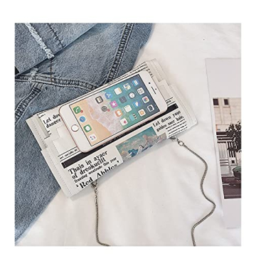 modernGenic Newspaper Handbag Fashionable Cross-body Purse