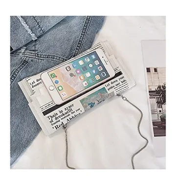 modernGenic Newspaper Handbag Fashionable Cross-body Purse