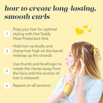 Drybar The 3 Day Bender Rotating Curling Iron | for Perfect Curls or Waves (1 in)