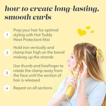 Drybar The 3 Day Bender Rotating Curling Iron | for Perfect Curls or Waves (1 in)