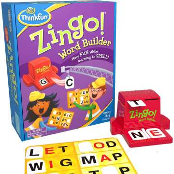 ThinkFun Zingo Word Builder Game for Kids