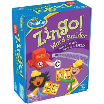 ThinkFun Zingo Word Builder Game for Kids