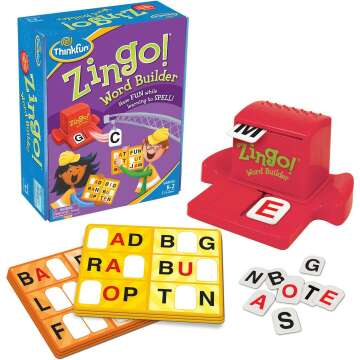 ThinkFun Zingo Word Builder Game for Kids