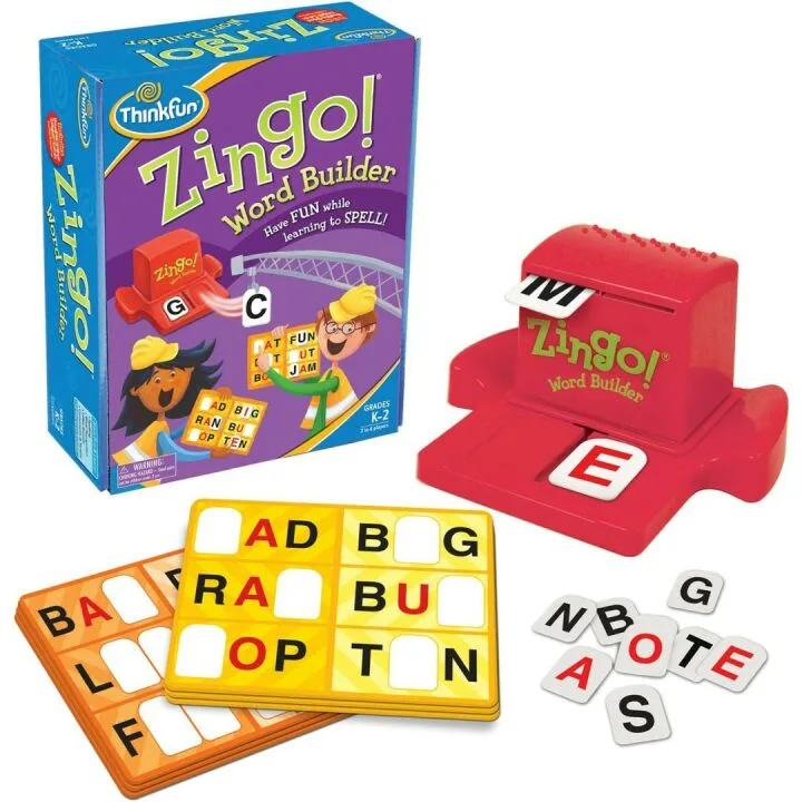 ThinkFun Zingo Word Builder Game for Kids