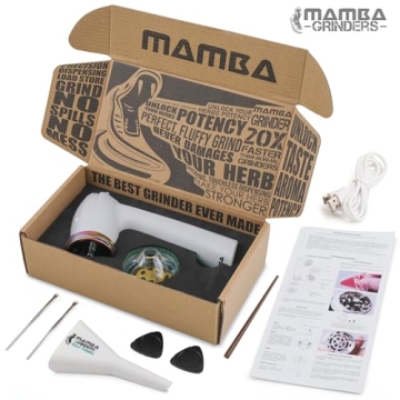 Mamba USB Electric Herb Grinder - Compact & Stylish