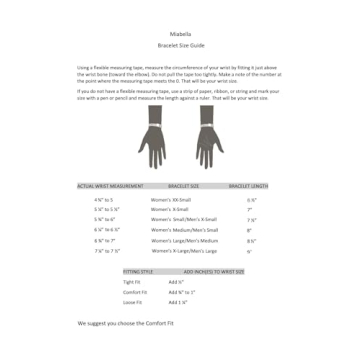 Miabella 925 Sterling Silver Bead Bracelet for Women