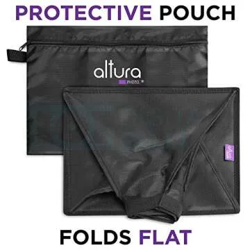 (3 Pack) Flash Diffuser Light Softbox by Altura Photo (Universal, Collapsible with Storage Pouch) for Canon, Yongnuo and Nikon Speedlight