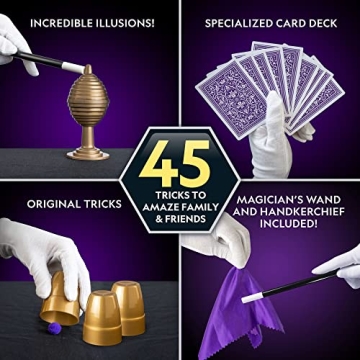 Magic Set for Kids: 45 Tricks with Video Guide