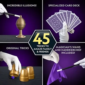 Magic Set for Kids: 45 Tricks with Video Guide