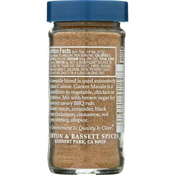 Morton & Bassett Garam Masala 1.9 ounce
