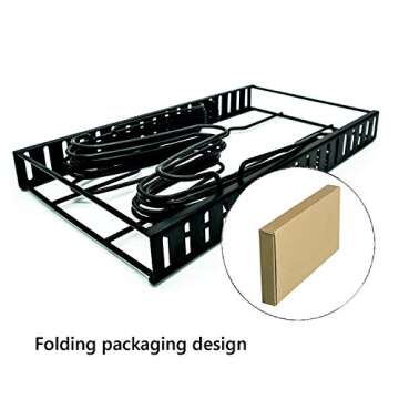 KLEVERISE 8 Tiers Pot Pan Organizer Rack Storage Under Cabinet – Sturdy Heavy Duty Cast Iron Adjustable DIY Pot Pan Rack - Space Saving Pot Pan Lid Holders