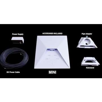 Starlink Internet Kit Satellite - Portable 4nd Gen Mini Star Link Antenna with Phase Array Technology - High-Speed Star Links Internet kit Satellite Kit for Enhanced Download and Upload rv mesh